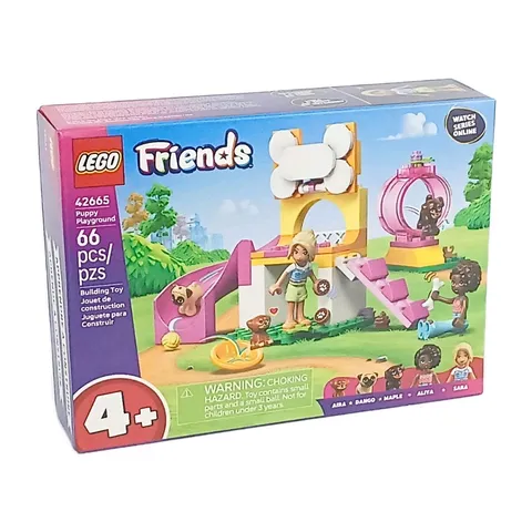 LEGO® Friends™ PUPPY PLAYGROUND 66 Piece 4+ Building Set 42665