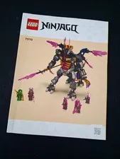 LEGO Ninjago Crystal King Overlord 71772 Instructions Manual Book Only