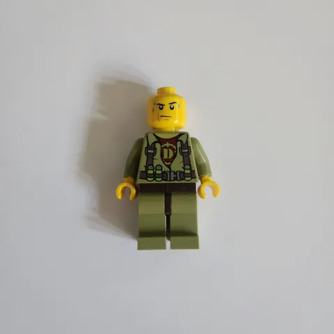 Lego Hero Helicopter Pilot Mini Figure Dino Theme DINO002