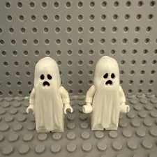 Lego Ghost Minifigure Pointed Top Shroud Monster Fighters 9467 gen043 x2