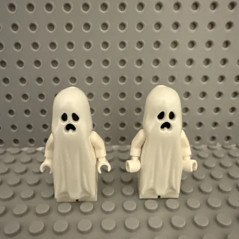 Lego Ghost Minifigure Pointed Top Shroud Monster Fighters 9467 gen043 x2