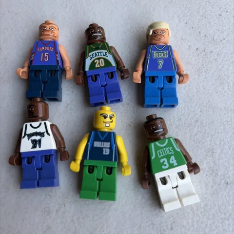 LEGO Sports NBA Minifigures Lot Of 6 Paul Pierce