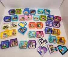 Lego Friends Play Cubes & Heart Boxes X19 Bulk Lot COL-5545