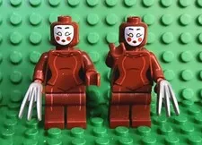 LEGO Kabuki Twins Minifigure Pair With Claws Batman Movie 70905 The Batmobile
