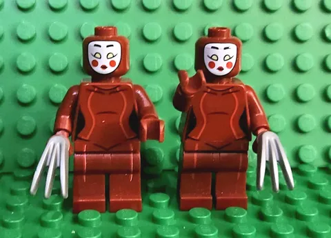 LEGO Kabuki Twins Minifigure Pair With Claws Batman Movie 70905 The Batmobile
