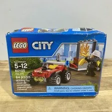 LEGO CITY: Fire ATV (60105) Brand New And Factory Sealed - Damaged Box
