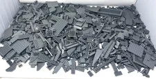 LEGO BULK LOT 8 LBS. DARK BLUISH GREY SPECIALTY PARTS BRICKS & PLATES ETC.