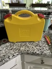 LEGO Yellow & Orange Plastic Storage Case EUC