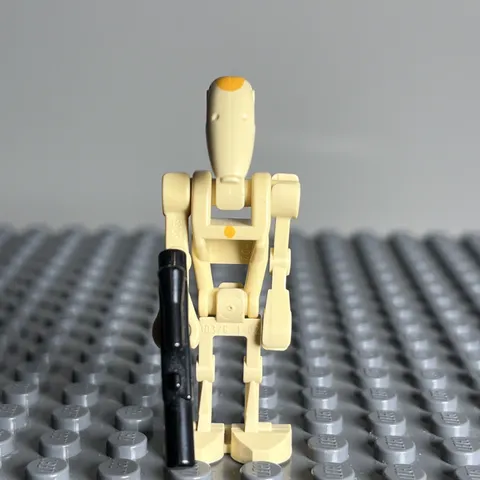 Lego Battle Droid Commander #sw0415 - Tan w/Dot, Angled & Straight Arm - 2L