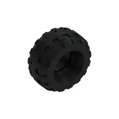 LEGO 5x Black Tire 37 x 18R inv.620