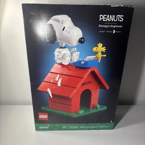 Lego 21368 IDEAS Peanuts: Snoopy's Doghouse 964 pcs Sealed In Box! Ships Now!