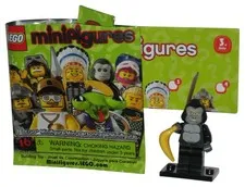 LEGO Series 3 Gorilla Suit Guy With Banana (2011) MiniFigure Toy Figure