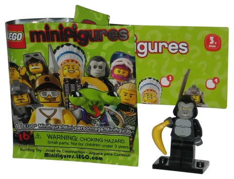 LEGO Series 3 Gorilla Suit Guy With Banana (2011) MiniFigure Toy Figure