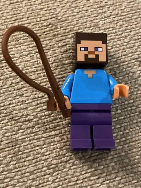 LEGO Minecraft Steve min199 Minifigure 21583 21270 21275 Nougat