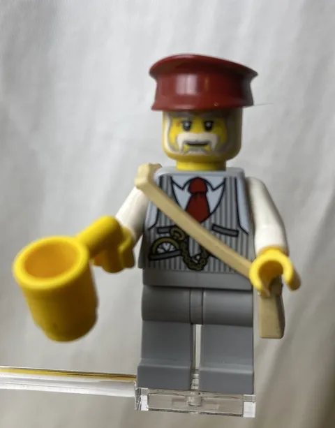 Lego Minifigure Winter Holiday Train Ticket Collector hol079 Christmas 10254