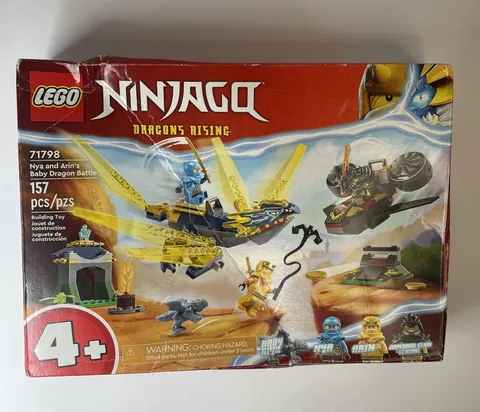 LEGO Ninjago 71798: Nya & Arin's Baby Dragon Battle 157pcs 4+ New