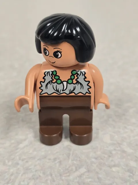 Lego Duplo replacement CAVEWOMAN Tooth Necklace #2821 Dinosaur Fun Forest
