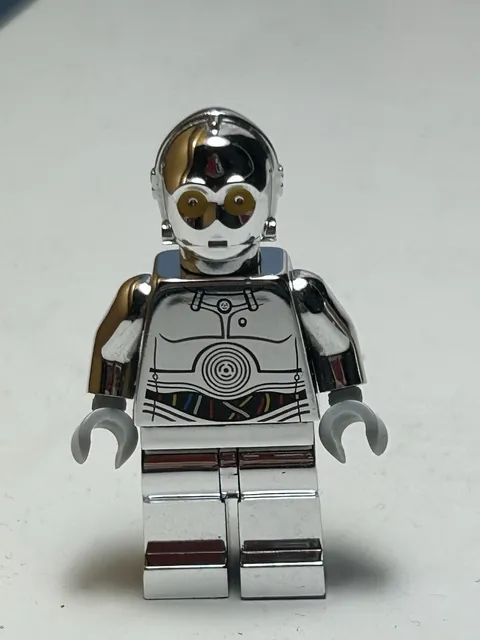 LEGO Star Wars TC-14 Chrome Silver Protocol Droid Minifigure sw0385