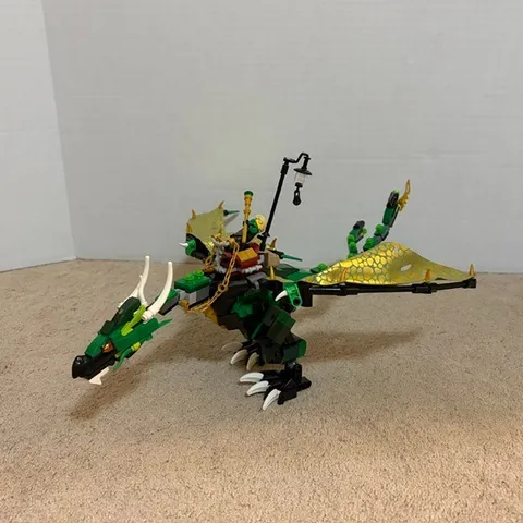 LEGO NINJAGO 70593 The Green NRG Dragon only includes Dragon + Lloyd READ