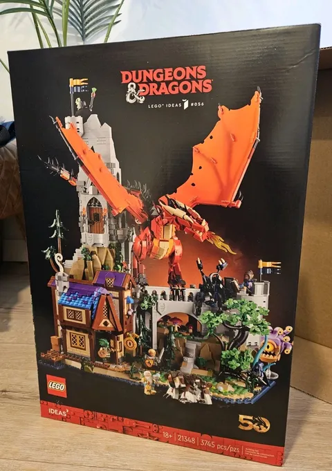Lego 21348 Ideas Dungeons & Dragons Red Dragon's Tale - New Sealed Retired Set