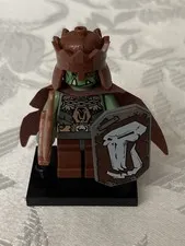 Lego Fantasy Era Troll King Minifigure (cas420) with Cape, Sword And Shield