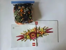 RETIRED LEGO 10314 Dried Flower Centerpiece - Used, 99% of Pieces, w/ Manual