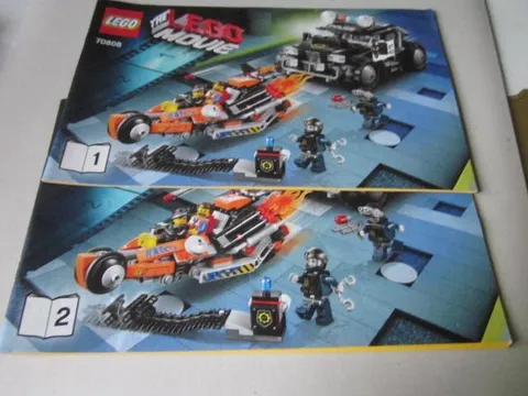 Lego Building Instructions Instruction 70808 Lego Movie Parts 1 and 2, Part 1 and 2