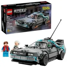 LEGO 77256 Speed Champions Back to the Future Time Machine DeLorean IN HAND
