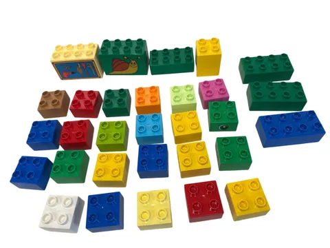 LEGO Duplo Blocks Lot 2x2 2x4 Bricks Building Toys Mixed Miscellaneous Lot  Toys