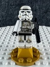 LEGO Star Wars Sandtrooper SW0383 White Pauldron Blaster Retired MInifigure