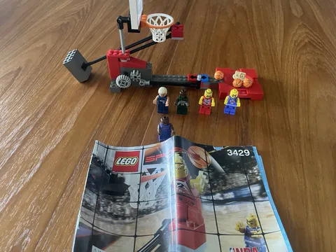 LEGO Sports NBA 3429 Basketball Minifigures Lot of 5 NBA Players (Read Desc.)