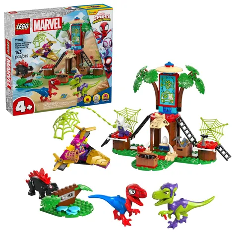 LEGO Marvel Spidey Amazing Friends Raptor Battle Tree House 11200 Gobbys Kids
