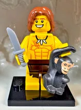 LEGO 8831 CMF Series 7 Jungle Boy Tarzan Minifigure col07-10 Complete Monkey