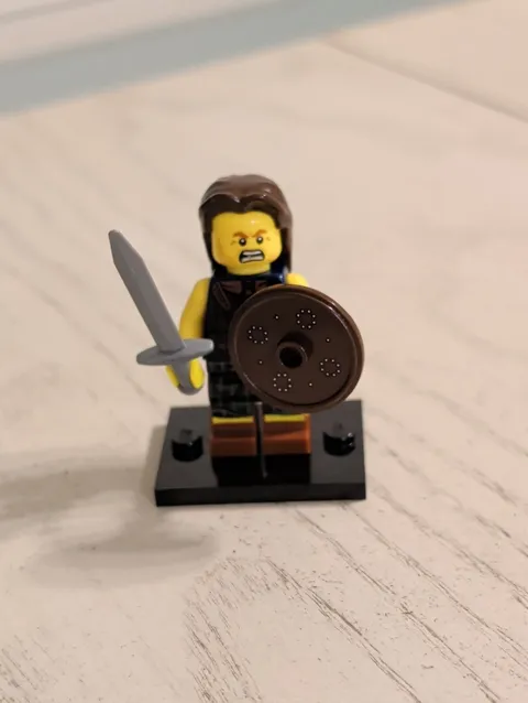 Lego Highland Battler Minifigure Collectible Series 6 CMF Complete Sword Shield
