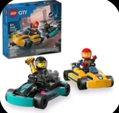 LEGO City Go Karts & Race Driver Figures 99 Pieces 60400 New FreeS&H 