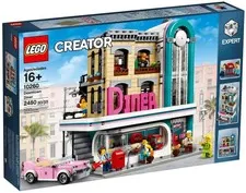 LEGO 10260 Downtown Diner Modular Complete w/ Minifigs & Instructions
