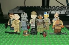 LEGO Star Wars Minifigure Lot of 7 w/ Accessories Helmets Blasters