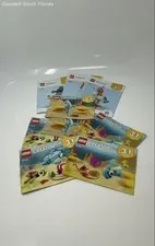 Lot Of 9 Pcs Assorted Lego Creator 3-In-1 Building Instruction Manuals Booklets