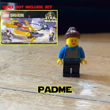 Vintage LEGO Systems Padme Amidala Sw0025 Anakins Podrace