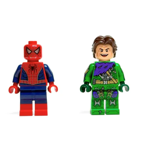 LEGO 76261 No Way Home Spider-Man & Custom Green Goblin Minifigures