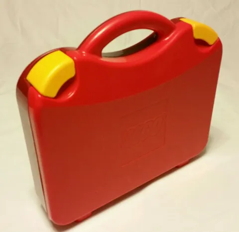 2012 LEGO Red Plastic Storage Carrying Case & Removable Dividers 759529-1-001