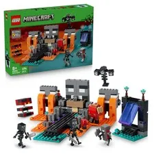 LEGO Minecraft Wither Battle - Interactive Toy with Crimson Warrior, Strider, Ma