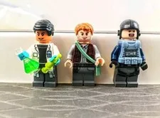 Lego Lot of 3 Minifigures from Jurassic Park