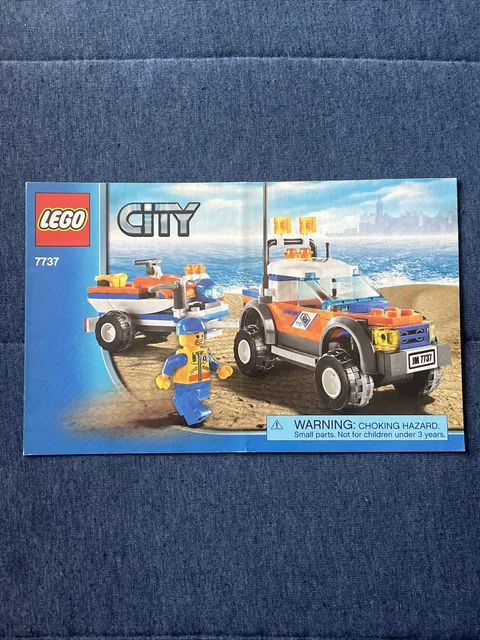 LEGO City 7737 Manual Replacement Guide Instruction Booklet