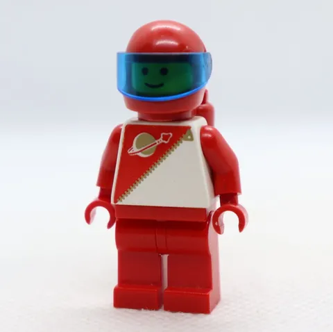 Red Futuron Spaceman 6953 6703 Classic Space Logo 1980s Vintage LEGO Minifigure