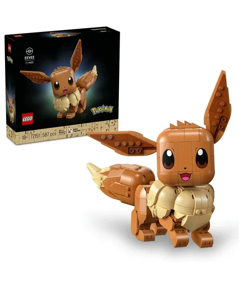 LEGO Pokémon Eevee 72151 Building Set New Collectible Toy Gift for Kids Fans