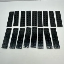 LEGO® Part # 3034 Black 2x8 Plate Lot Of 17