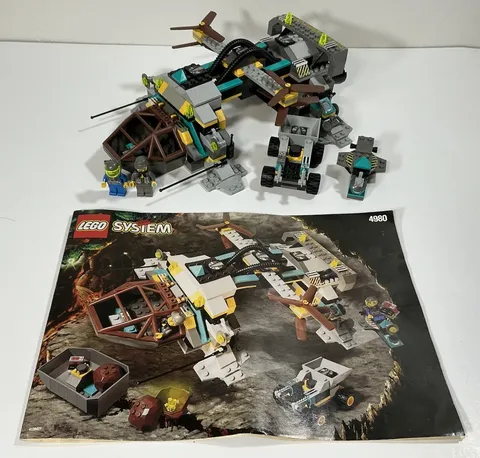 LEGO Rock Raiders: The Tunnel Transport (4980) Excellent Condition 100% Complete