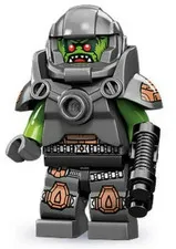 LEGO Minifigures Series 9 Alien Avenger with a black double-barreled blaster CMF