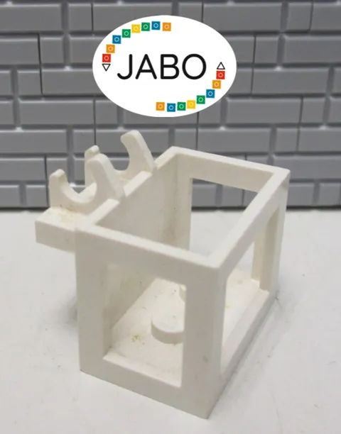 (J5/13/6) LEGO 2424 Basket Crane Basket 2x3x2 White Fire Engine 6358 6477 9371